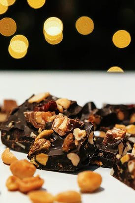 Healthy Rocky Road with no added sugar.