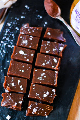 Make soft Toffee Fudge without added sugar.