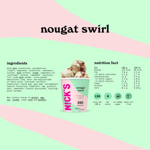 Nougat swirl